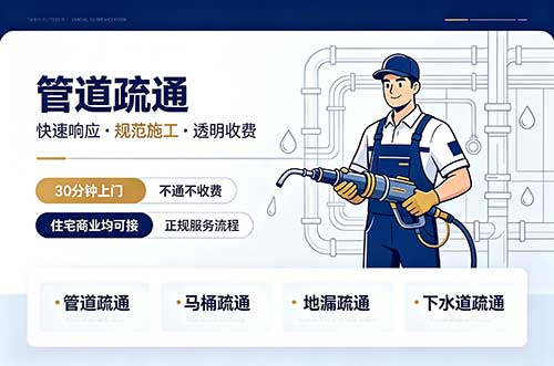 珠海管道疏通